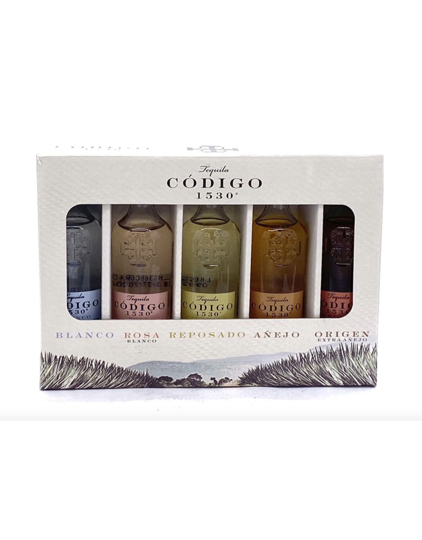 Codigo 1530 Tequila (BL/ROS/RE/AN/EX) 5 x 50ML - Bacchus Wine & Spirits Shop