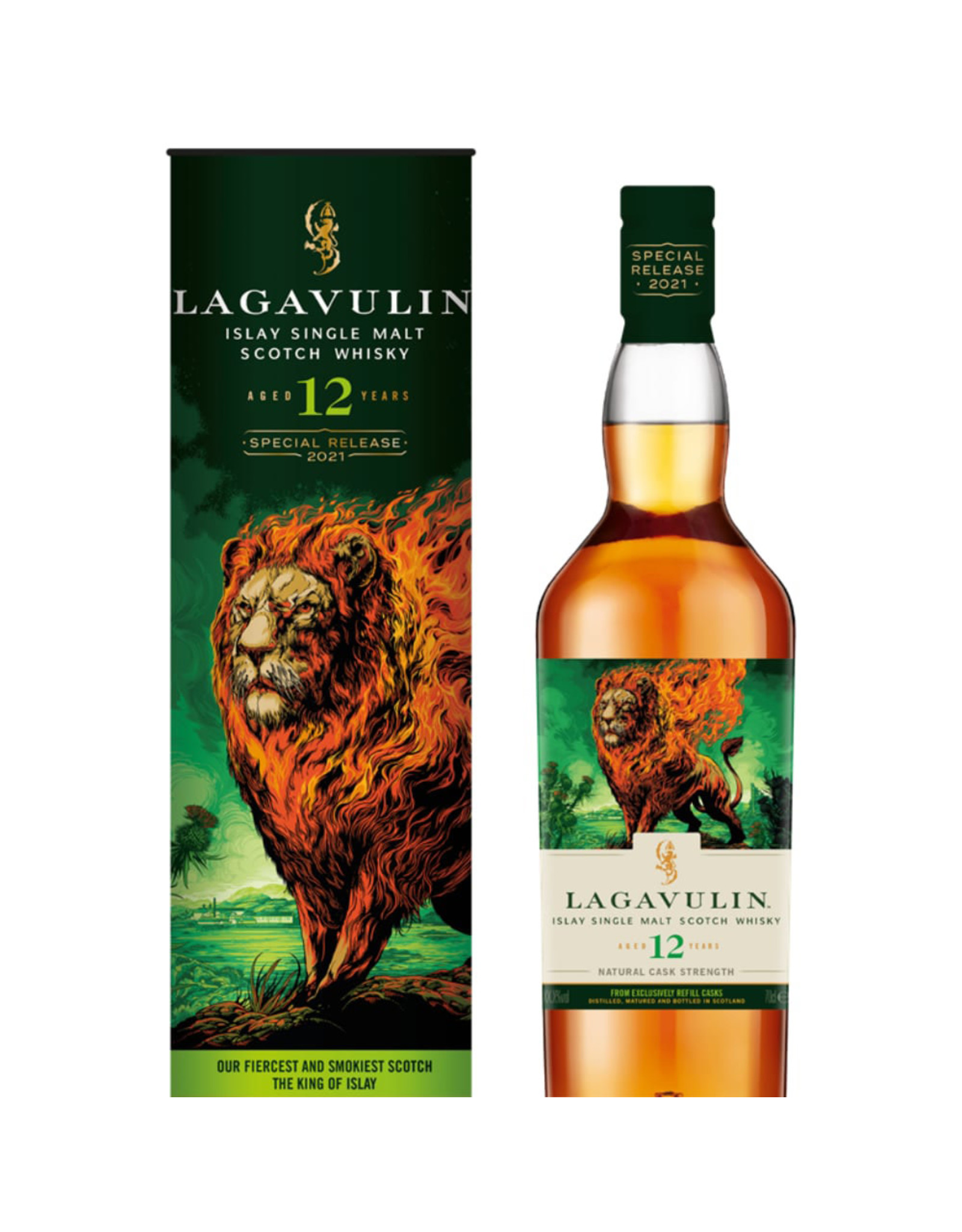 Lagavulin 12 Year Single Malt Scotch Whiskey Special Release 2021