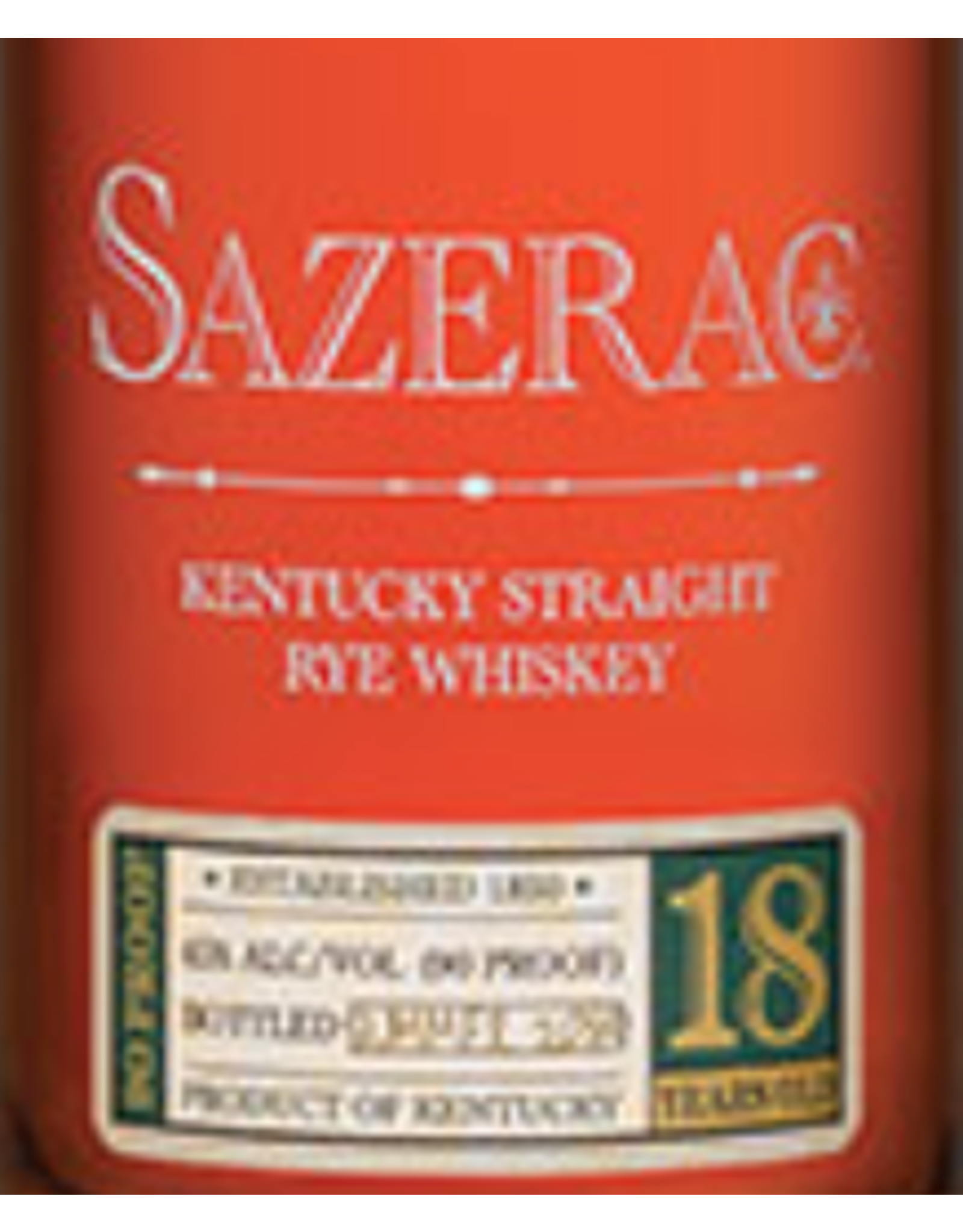 Sazerac 18 YO BTAC 2020 Straight Rye Whiskey