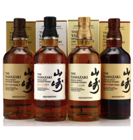 Suntory 2022 Suntory - Yamazaki Tsukuriwake Selection, Limited Edition, Japanese Whisky (4 Bottle Collection) )