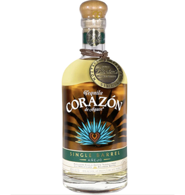 Corazon de Agave, Tequila, Single Barrel Reposado Blanton’s Barrel Aged - Private Single Bacchus Barrel Selection #01