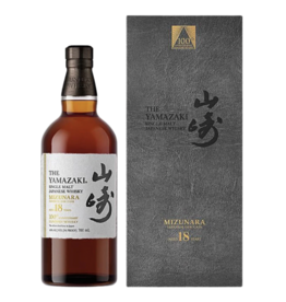 Yamazaki Single Malt Japanese Whisky Mizunara Oak 18 Year 100th Anniversary Edition