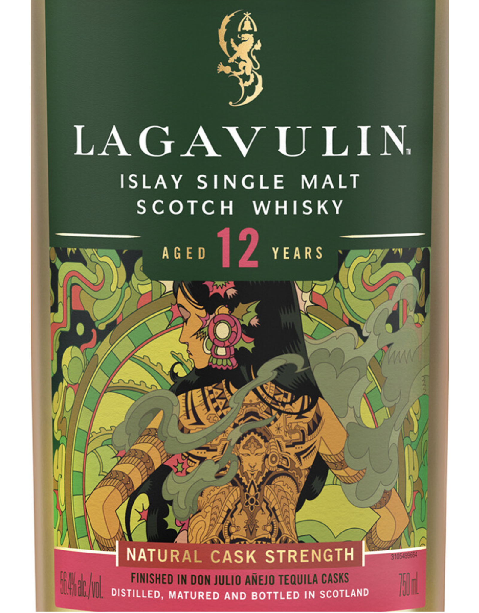 Lagavulin 12 Yr Single Malt Scotch Natural Cask Strength Special Release 112.8