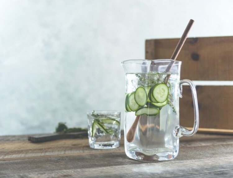 Simon Pearce Small Woodbury Pitcher