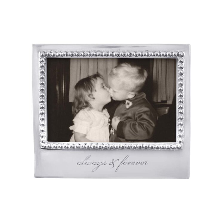 Mariposa "Mr. & Mrs." Beaded 4x6" Frame