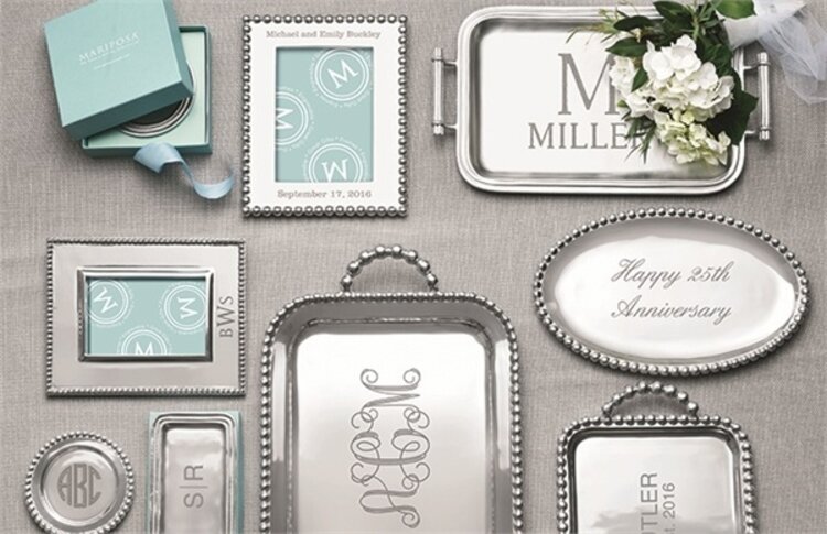 Mariposa Pearled 4x6" Frame