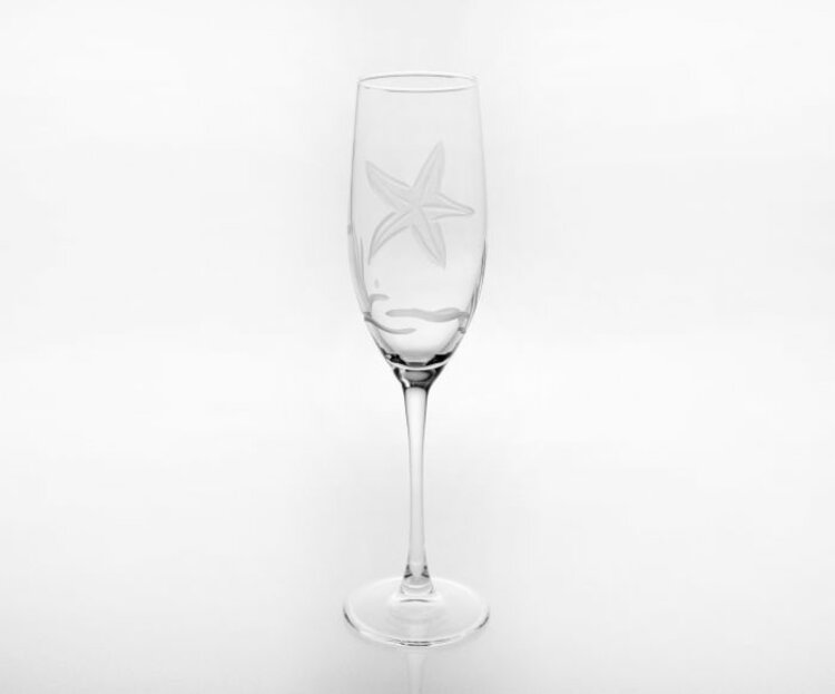 Starfish Champagne Flute