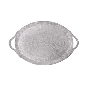 Mariposa Rope Oversized Oval Tray