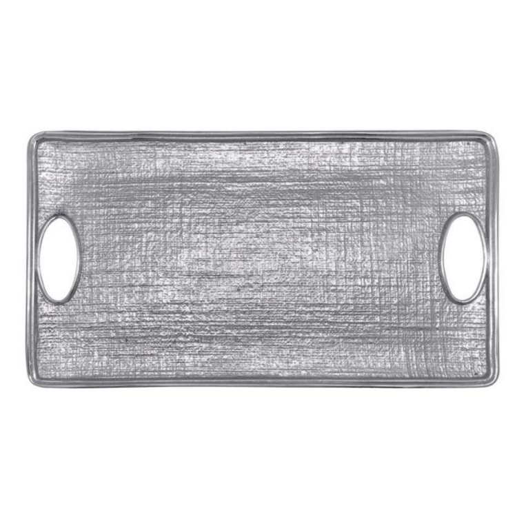 Mariposa Linen Rectangular Tray