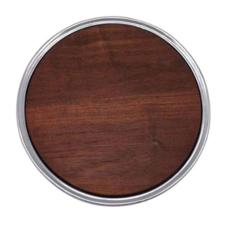 Mariposa Signature Round Cheese Board - Dark Wood Insert