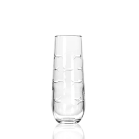 School of Fish Stemless Champagne Flute 8.5oz