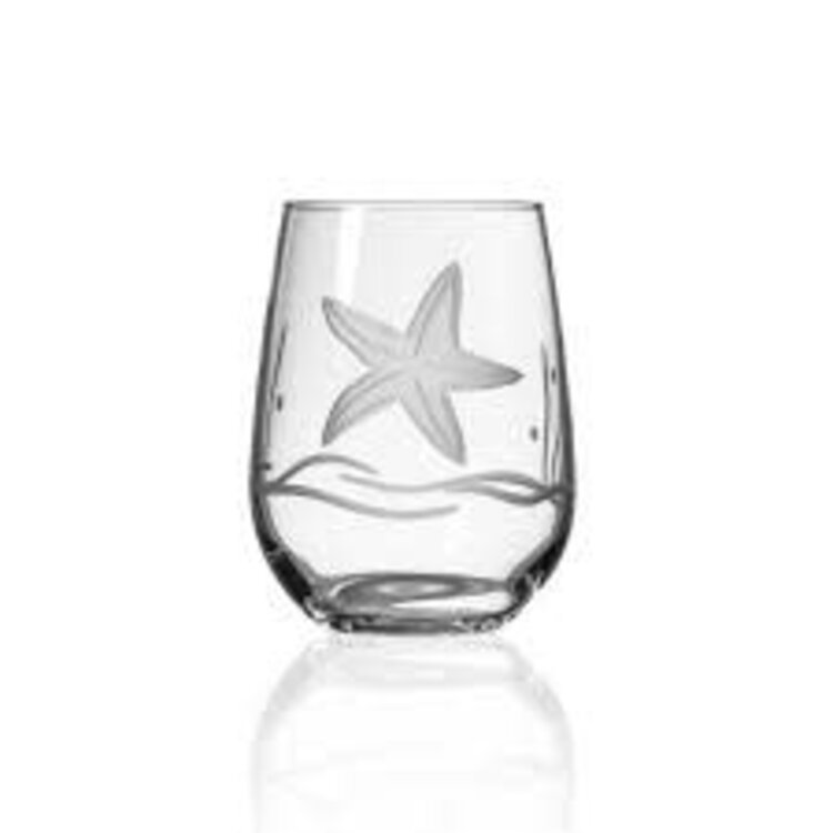 Starfish Stemless Wine Glass 18oz