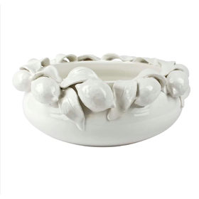 Vietri Limoni White Figural Centerpiece