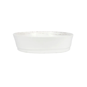 Vietri Lastra White Pie Dish