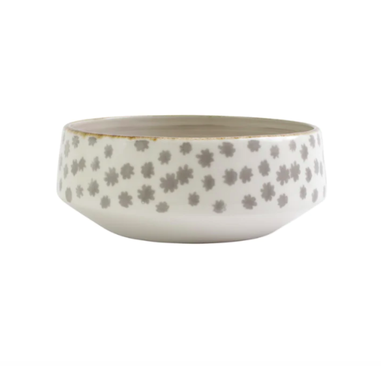 Viva by VIETRI Earth Flower Medium Shallow Bowl