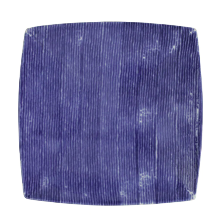 Viva by VIETRI Santorini Stripe Square Platter