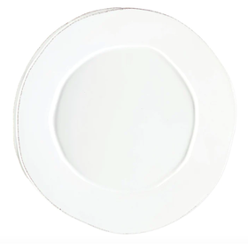 Vietri Lastra White Round Platter