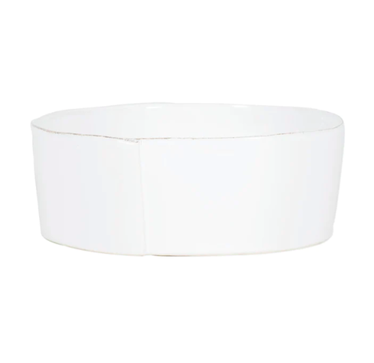 Vietri Lastra White Large Serving Bowl