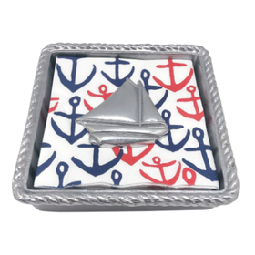 Mariposa Sailboat Twist Napkin Box