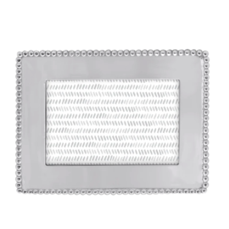 Mariposa Beaded 4x6 Engravable Frame