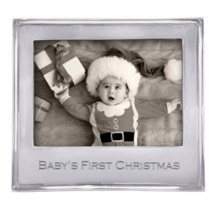 Mariposa BABYS FIRST CHRISTMAS Signature 5x7 Statement Frame