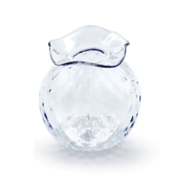 Mariposa Clear Pineapple Textured Bud Vase