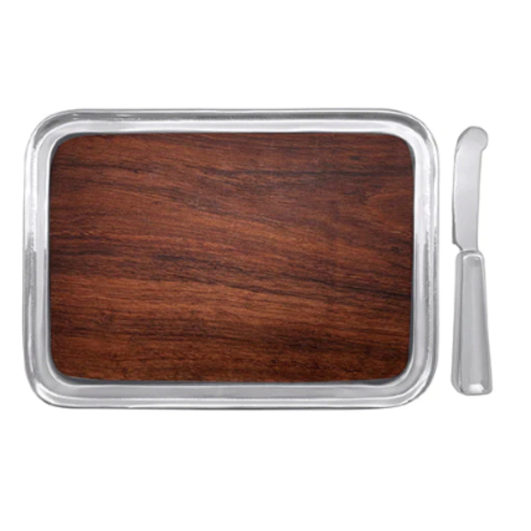 Mariposa Signature Small Rectangular Cheese Board and Spreader Set