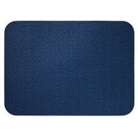 Wicker Navy Oblong Mat