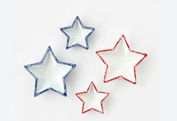 Cast Iron Star Dish - Set of 2  (4in and 5.5in)
