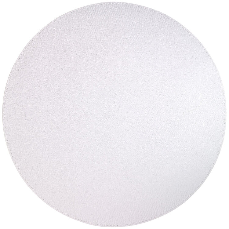 Presto Pure White 15in Round Mat