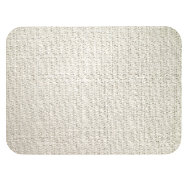 Wicker Cream Oblong Mat