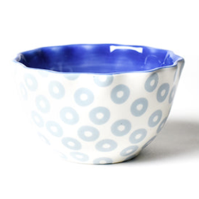 Coton Colors Iris Blue Pip Ruffle Appetizer Bowl