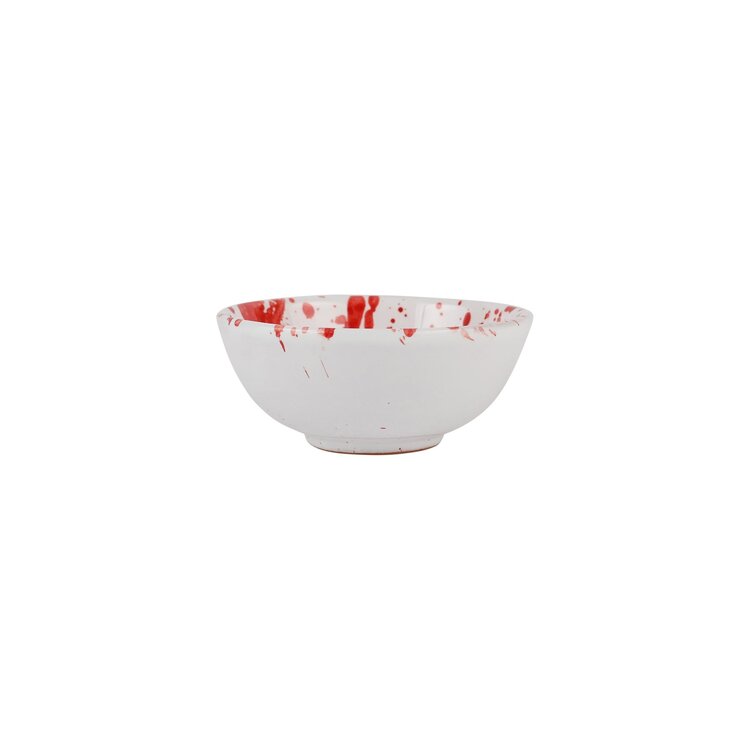 Viva by VIETRI Amalfitana Red Splatter Dipping Bowl
