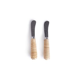 Two's Company Rattan Spreaders - Set of 2