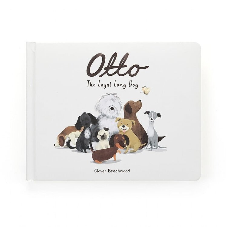 jellycat Otto the Loyal Long Dog Book
