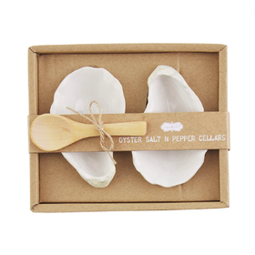 Grit & Grace Oyster Salt & Pepper Set