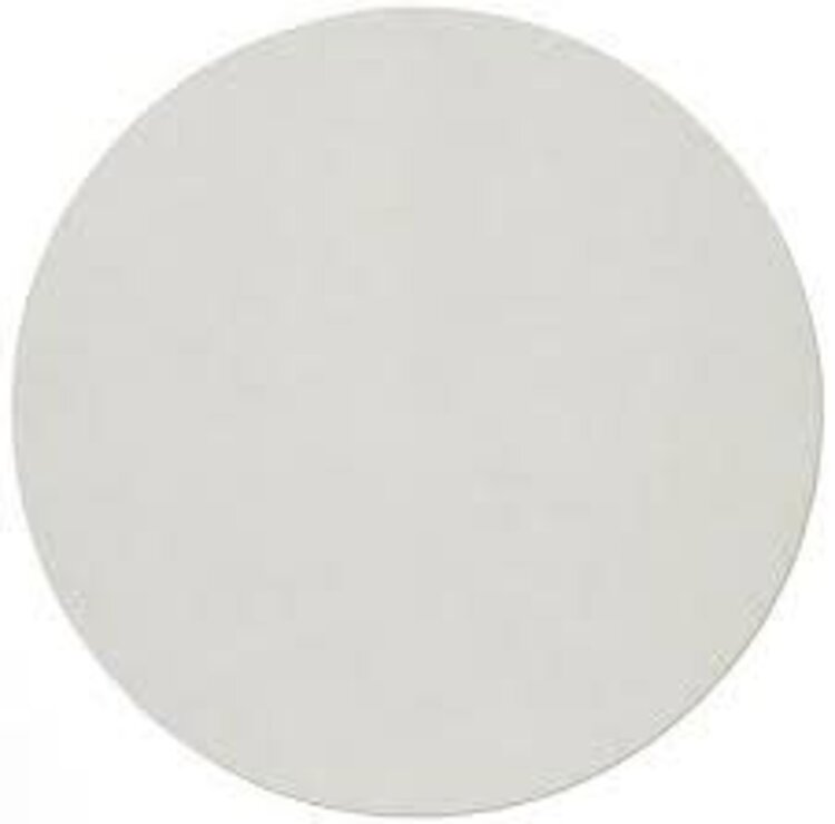 Presto Pure White 15in Round Mat