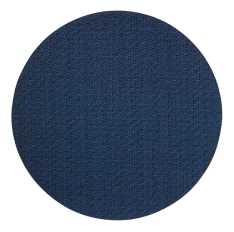 Wicker Navy 15in Rd Mats