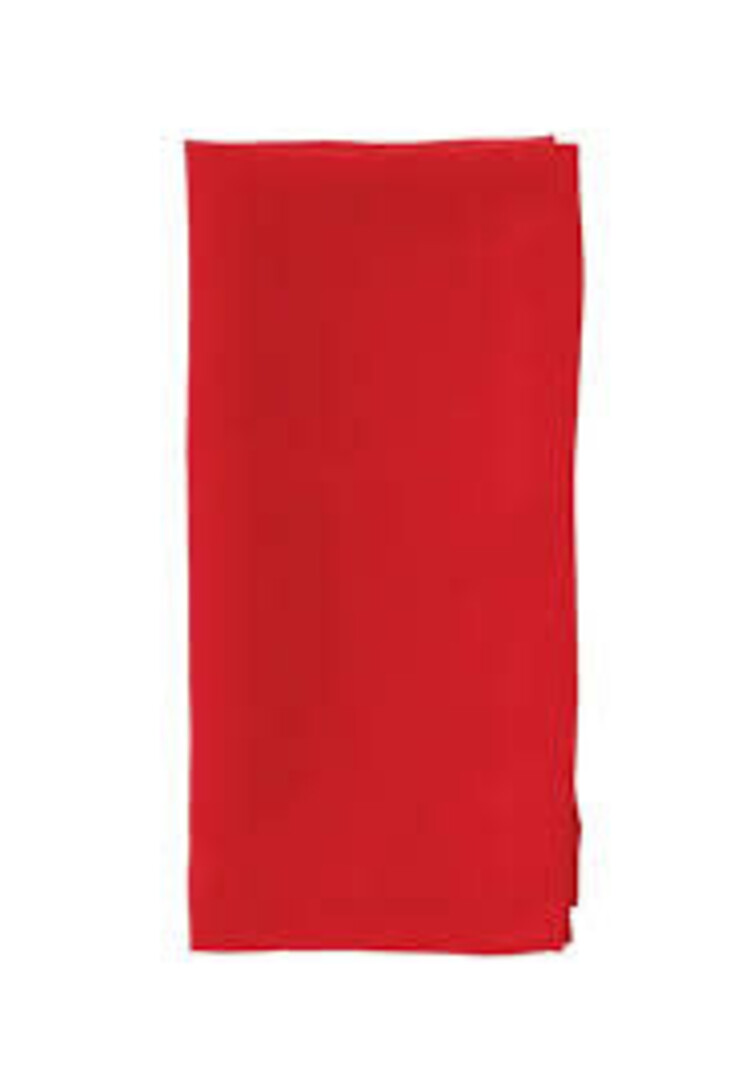 Riviera Poppy Red 22in Napkin