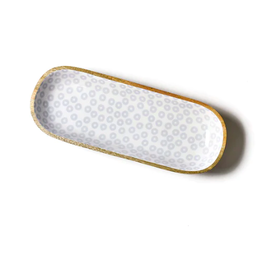 Coton Colors Iris Blue Pip Wooden Dough Bowl