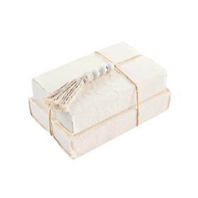 Mud Pie Covered Book Stack