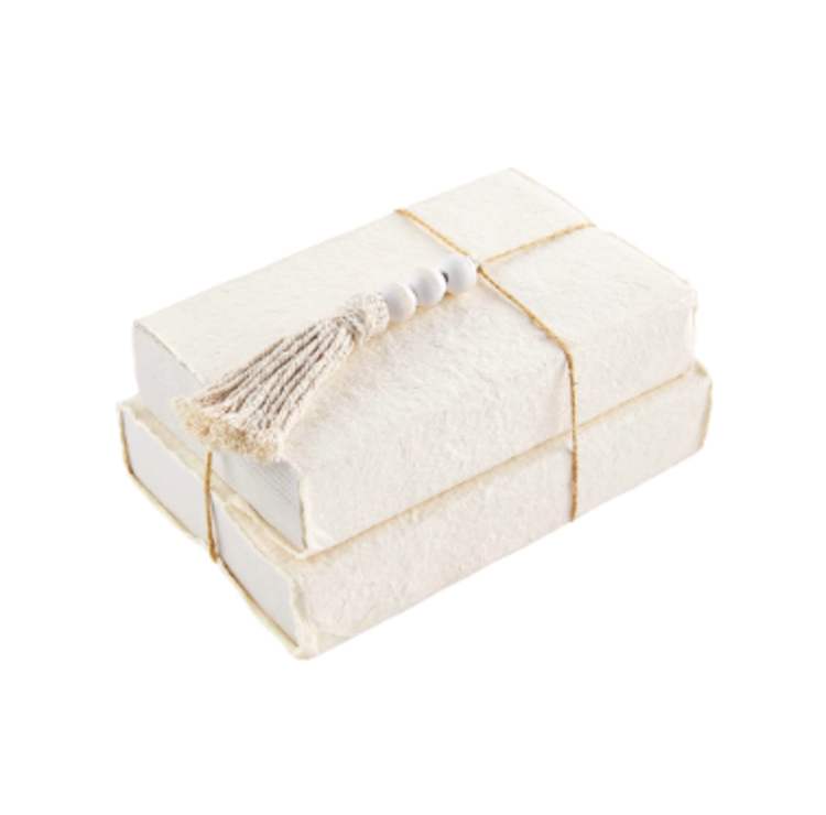 Mud Pie Covered Book Stack