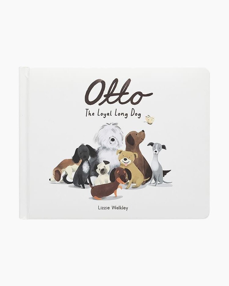 jellycat Otto the Loyal Long Dog Book