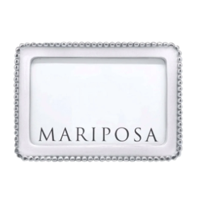Beaded White 4x6 Frame