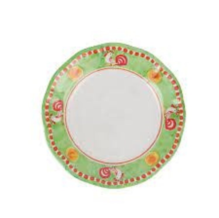 Vietri Melamine Campagna Gallina Salad Plate