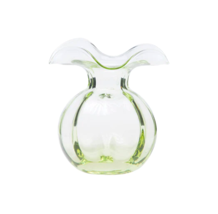 Vietri Hibiscus Dark Green Bud Vase