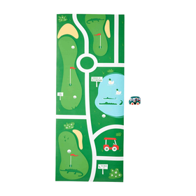 Mud Pie Green Cart with Golf Course Mat