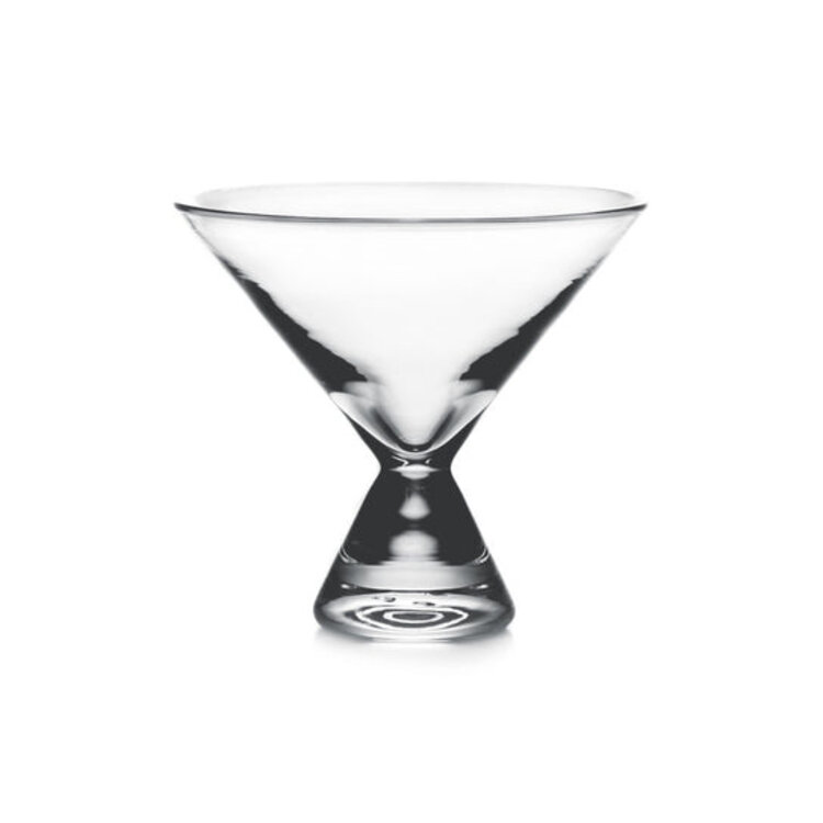 Simon Pearce Westport Stemless Martini glass