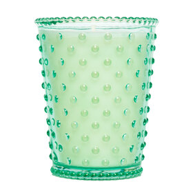 Hobnail Glass Candle 16 oz
