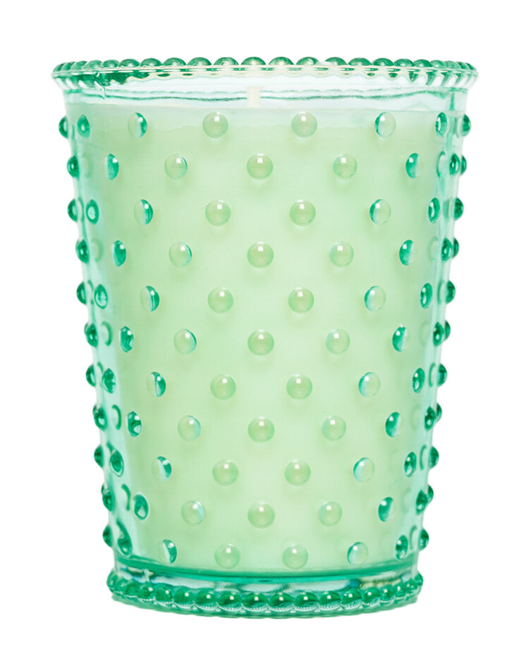 Hobnail Glass Candle 16 oz